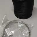 16 FT Universal Dryer Vent Hose 4 inch with 2 Stainless Steel Clamp, Flexible Aluminum Dryer Duct Hose for Tight Space (Black by TOMOON)