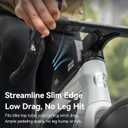 ROCKBROS Top Tube Bike Bag Waterproof Bike Frame Bag Lightweight Buckle Lock Design TPU Material Top Tube Bag Easy Install Cycling Top Tube Front Frame Pack 1L Capacity, 0.9l