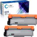 LxTek Compatible Toner Cartridge Replacement for Dell E310 E310dw E514 E515 P7RMX PVTHG 593-BBKD Compatible with Dell Wireless Monochrome E310dw E515dw E514dw E515dn Printer (2 Black, High Yield)