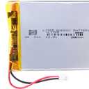 3.7V 605060 2500mAh Lithium Polymer ion Battery Rechargeable Polymer Battery Pack with JST 2.0mm Connector