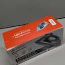 Sunbeam Turbo Steam Iron 1400W Quick Heat Stainless Steel Soleplate Shot of Steam Horizontal and Vertical 3 Way Auto Off 240ml Water Tank White Teal