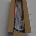 Silver Curtain Rods for Windows 28 to 60 inch, 5/8 inch Adjustable Wrap Around Blackout Curtain Rods for Bedroom & Outdoor