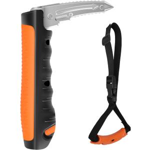 Car Door Handle for Elderly - 2025 New 3-in-1 Car Handle Assist, 2 Pack Auto Cane Portable Vehicle Support Handle Door Assist Bar, Max Load 500 Lbs, Anti-Slip Design (Orange-Car Handle +Strap)