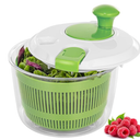 Salad Spinner, Fruit and Vegetable Washer, Spin and Dry Salad Greens, 3 QT Lettuce Spinner with Bowl and Mesh Basket