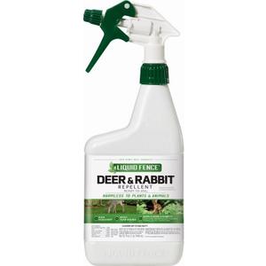 Liquid Fence Animal Repellent Spray For Deer and Rabbits 32 oz. (Pack of 4)