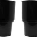 Jumbo Drink Cup Holder Insert Compatible with Yeti Ozark Tumblers Black Universal Plastic Cup Holder for car 32oz / Oversized/Top Heavy Drink Containers Cups Tumblers