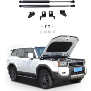 Front Hood Lift Support Struts Compatible with Toyota Land Cruiser 250 Prado J250 LC250 2024 2025 2026, Front Hood Struts Shocks Lift Supports Gas Springs Replacement, 2Pcs
