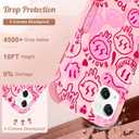 for iPhone 15 Case Compatible with MagSafe - Women Cute Girls Magnetictective Phone Cover Girly Kawaii Pretty Heavy Duty Shockof Funda for Apple 15 Phone Cases