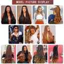 Pre Stretched Braiding Hair 20 Inch Loose Wave Crochet Braids Hair 8 packs Big wavy curly Bouncy Braiding Hair Curly Synthetic (30-33#, 20inch(pack of 8))