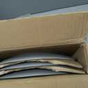 Amazon Basics 18-Piece Stoneware Dinnerware Set, Service for 6, Microwave and Dishwasher Safe, Plates and Bowls for Everyday Use, Smokey Grey