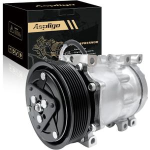Air Conditioner AC Compressor Fits for Dodge- Durango Dakota Ramcharger Ram 3500/2500/1500 1994-2002, with A/C Clutch, CO4785C AC Compressor, Replaces 4849040AC, 55055540, 55055802AD