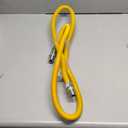 Puxyblue [2026 NEW] 72" Flexible Gas Line Kit for Dryer Stove Range Flexible Stainless Steel Gas Dryer Kit - 5/8" OD(1/2" ID) Dryer Gas Line with Connector 3/4" FIP & 1/2" MIP & 3/4" MIP Fitting