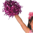 Pom-Poms Cheerleader for Girls, Girls Cheerleading, Girl Cheerleader, Kids Cheerleading Pom-Poms Accessory (Small)