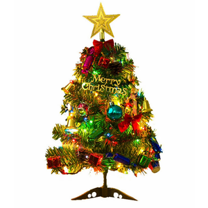 Small Christmas Tree Artificial Faux Mini Christmas Tree for Indoor Tabletop Decor