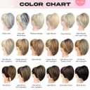 NTYNTY Ponytail Extension - 10" Short Claw Clip in Ponytail Hair Extensions Messy Bun Hair Piece Natural Soft Synthetic Straight Pony Tail Hair Pieces for Women - Light Brown