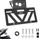 INKUDRI 2024 Ninja 500 Fender Eliminator Ninja 400 Fender Eliminator Tail Tidy License Plate Bracket Mount Fit With OEM & Aftermarket Turn Signal Z400 2018 2019 2020 2021 2022 2023 2024 2025 Z500 2024