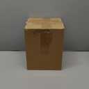 3 Pcs Rattan Bathroom Accessories Set Wicker Handwoven Trash Can Basket Waste Paper Basket Square Tissue Box Holder Toilet Vanity Tray for Kitchen Office Organizer Decorative(Natural)