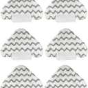 6 Pack Steaming Mop Replacement Pads Triangle for Shark Lift-Away Genius S3973 S3973D S5003D S6001 S6002 3973WM S5002 Steam Pocket Mop Series