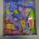 Animals Christmas Fidget Toys for Toddlers: 6 Pack LED Animal Pop Tubes for Kids 3 4 5 6 7 8 Year Old Girls Boys Toddler Birthday Gifts Autism Sensory Toy for Grandkids Age 3-8 Tube