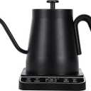 Electric Tea Kettle Gooseneck 27oz 1200w Coffee Quick Heating Hot Water Boiler, Black