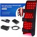 2022 New Red & Infrared Light Therapy for Leg 660nm & 850nm Near Infrared Light Wrap for Body Arm Calf Pain Relief & Muscle Recovery Home Use Deep Penetrate Therapy Device