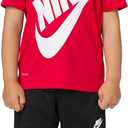 Nike Boys' Dri-FIT Sportswear T-Shirt  (Black/University Red), 4T