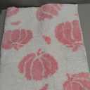 Aprophic Pink Pumpkin Bath Mats, Fall Bathroom Decor, Non-Slip Microfiber Bath Rugs, Autumn Thanksgving Bathroom Rug for Shower, Tub, Sink, Decor, Machine Washable, 17x24 inch