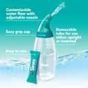 Vicks Sinex Saline Nasal Rinse Starter Kit, Drug Free Saline, Flush Out Mucus and Allergens, Fast & Effective Relief for Everyday Congestion from Sinus & Allergy, 1 Bottle + 30 Refill Packets