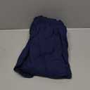 Wrap Around Dust Ruffle Bed Skirt - Navy Blue - for Queen Size Beds with 12 Inch Drop - Elastic Strap - Adjustable Pleated Bedskirt with Brushed Fabric and Wrinkle Free - for Women, Men, Kids & Teens