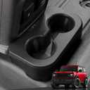 Mabett Upgrade Removable Rear Dual Cup Holder for Ford Bronco 2021 2022 2023 2024 2/4 Door Bronco AccessoriesNot for Bronco Sport
