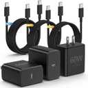 Essri 3Pack 60W Super Fast Charger for Samsung Galaxy S26 Ultra,Type C Charger Fast Charging, Long USB C Cord for Samsung Galaxy S26/S26+/S25/S25 Ultra/S25+/S24 Ultra/S23 Ultra/S22, Size: 3Pack 6+6+10Feet