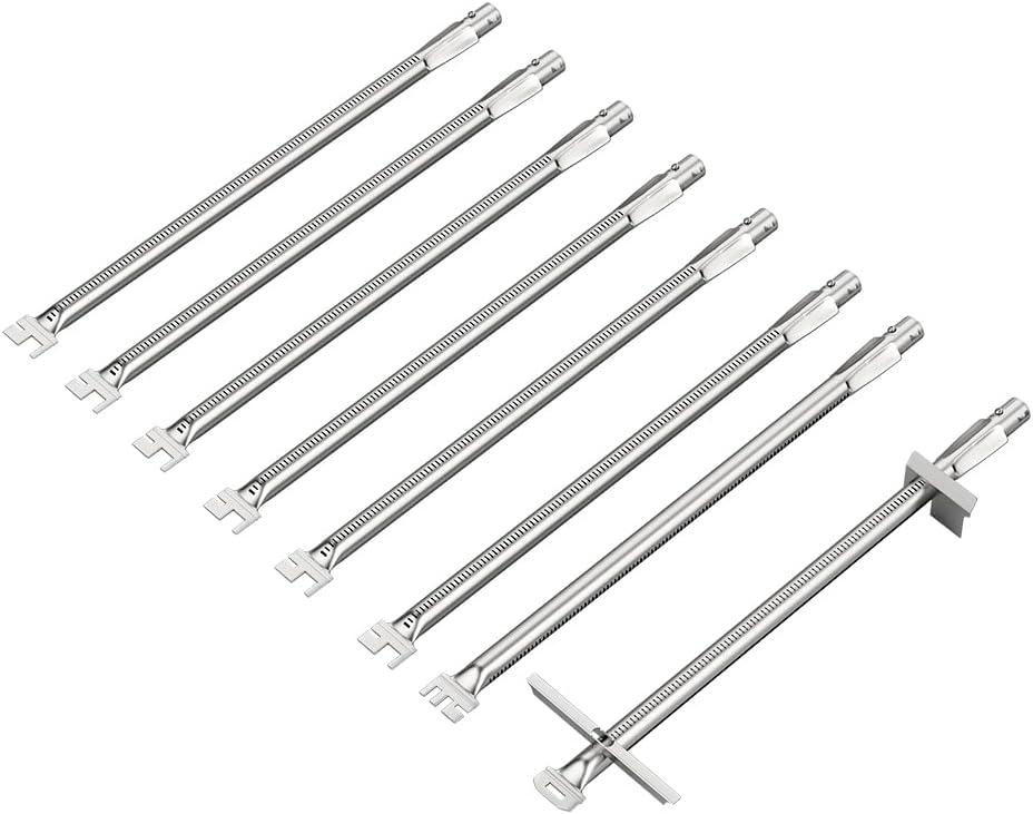 SafBbcue 67558 Grill Burner Tubes for Weber Summit 660 670 Gas Grills, Replacement for Weber Summit Burner Tubes, 8 Pack
