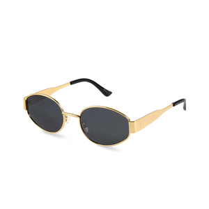 livho 2025 Trendy Oval Sunglasses - Stylish Polarized Shades for Everyday - Retro Metal Frames