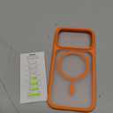 TORRAS Stronger Magnetic & Shockproof for iPhone 17 Pro Max Case, Fit for MagSafe, Military Grade Drop Protection, Camera Control, DIY Button, Slim for iPhone 17 Pro Max Case Translucent Orange