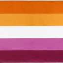 Flaglink Les Pride Flag 3x5Fts - New Lesbian Sunset Rainbow Flags Banner