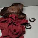 Pirate Hat and Accessories Set with Eye Patch Necklace Sash Leather Bracelets for Men Women Pirate Costume Halloween Cosplay Renaissance Outfit