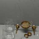 MOKATNG 2-Light Bathroom Light Fixtures, Gold Vanity Lights for Bathroom with Clear Glass, Bathroom Lighting Fixtures Over Mirror, Modern Wall lamp for Cabinet Hallway