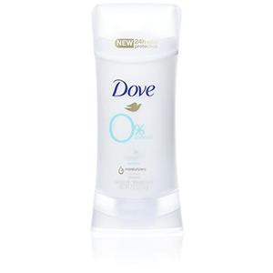 Dove Aluminum-Free Deodorant For Women Sensitive For 24 Hour Alcohol Free Odor Protection Safe for Sensitive Skin 2.6 oz, 3 count