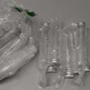 50 Pack 85ML Plastic Tubes with Caps, 150x30mm Plastic Clear Test Tubes for Sample, Scientific Experiments, Party, Candy Storage