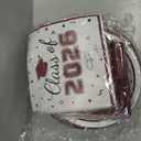 Graduation Maroon Party Supplies Kit Dinner Plates Dessert Plates and Napkins for Congrats Grad Party Decorations, Serves 50