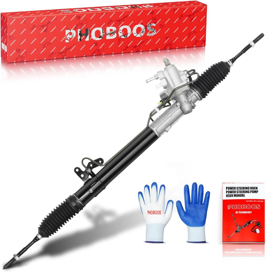 PHOBOOS Hydraulic Power Steering Rack and Pinion Assembly Compatible with Nissan Altima 2007-2013 (exclude hybrid), New Unit, Leak Resistance, Direct Fit, Ref. 26-3038