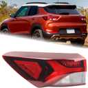 LH Outer LED Tail light Assembly Fit for 2021 2022 2023 Chevy Trailblazer ACTIV/RS Chevrolet Rear Lamp Left Driver Side Rear Lights With Bulbs GM2804148 42825749