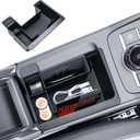 TACORBO Center Console Tray Compatible with Volkswagen Tiguan 2025 2026, Front Console Organizer VW Tiguan 2025 2026 Accessories,Coin Holder ABS Console Storage Box Tray