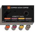 Copper Moon Single Serve Coffee Pods For Keurig K-Cup Brewers, Light Medium & Dark Roast, Variety Pack, 80 Count (EXP 06/23/28)