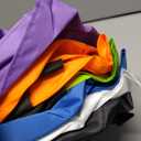 Baquler 12 Pcs LED Light Halloween Candy Bags Light up Halloween Party Treat Buckets for Kids Colorful Goodie Buckets Multipurpose Reusable Favor Gift Tote for Party Supplies Favors