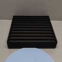 Heikki 30 Pack 3D Wall Panel for Interior Wall Dcor, PVC Flower Textured Wall Panels for Living Room Bedroom Hotel Office, 11.8"x11.8", Double-Sided Tape (Black-XHT)