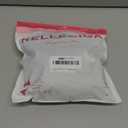 RELLECIGA Womens Bikini Top Push Up Padded Swim Top V Neck Bathing Suit Tops (Large, Black)