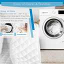 GRT Waterproof Sofa Bed Mattress Pad - 100% Waterproof Queen Sleeper Sofa Mattress Protector Quilted, Machine Washable Breathable Noiseless Sofa Mattress Topper Cover, Queen 60x72, White