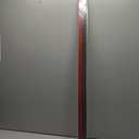 Metal Door Draft Stopper, 43.5 Inch Under Door Sweep Bottom Blocker Seal Strip, Aluminium Sweeps Anti Mouse Bite, Brown