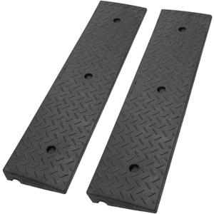 Threshold Loading Ramp Indoor Outdoor, 7700lbs Load Capacity Car Slope Ramp, Anti-Slip Wheel Chair Ramp for Bike, Scooter, Motorcar, Truck3'Rise2PCS